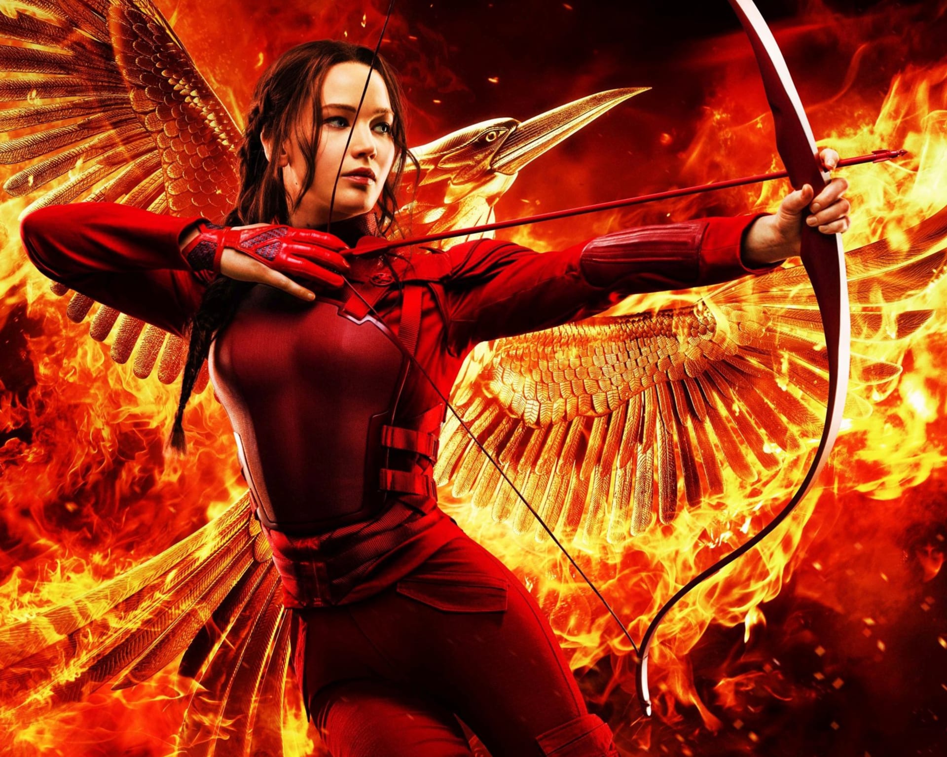 V Hunger Games tvořila hlavní hybatelku děje Jennifer Lawrence v roli Katniss Everdeen.