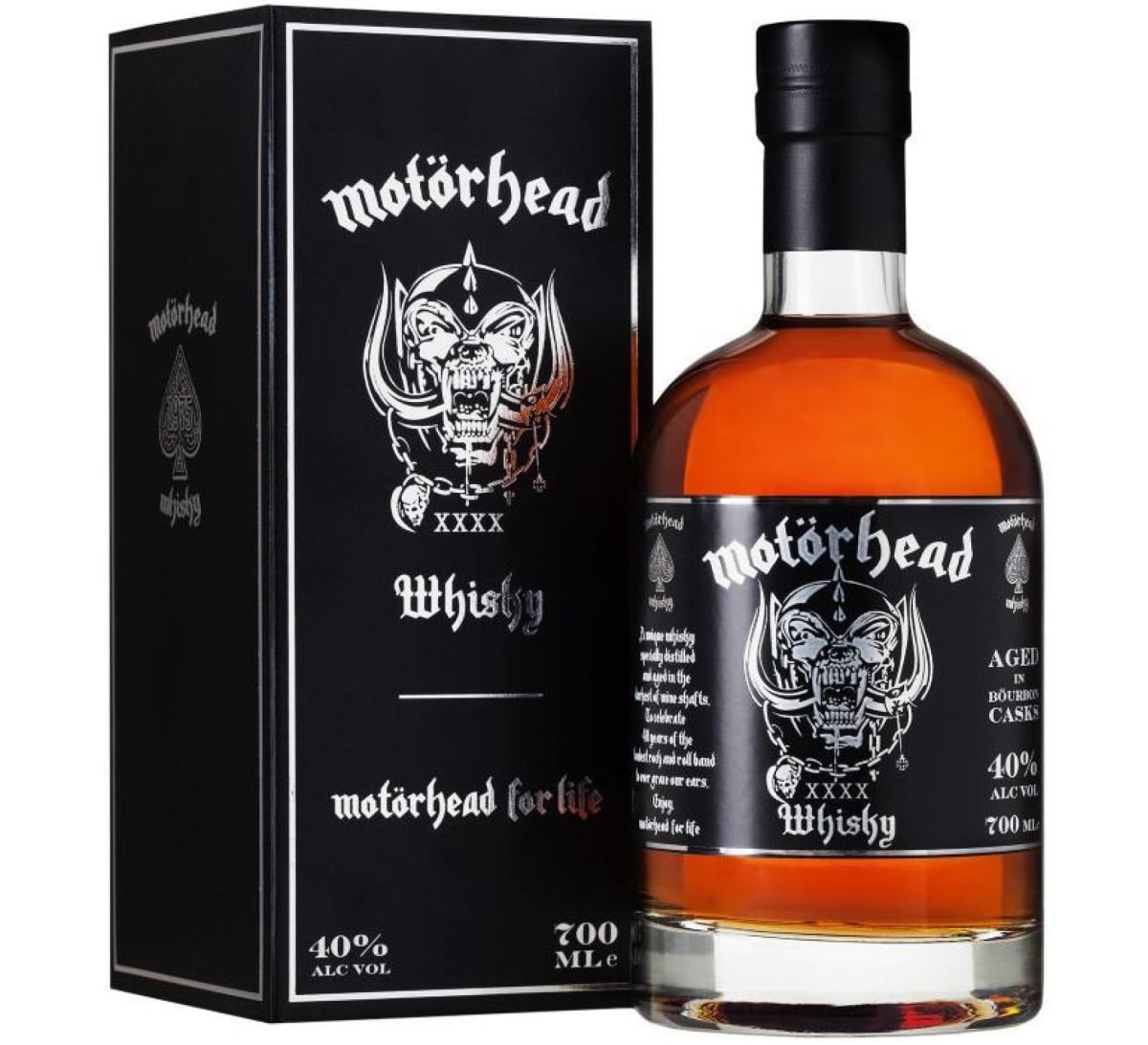Motörhead XXXX whisky