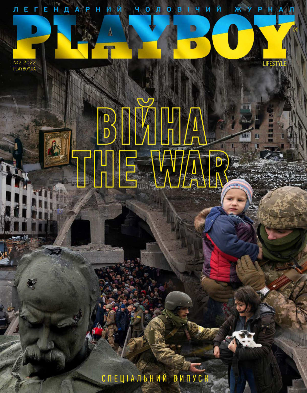 V dubnu redakce ukrajinského Playboye vydala speciál Playboy: The War, jehož obsah dokumentuje válečné události.