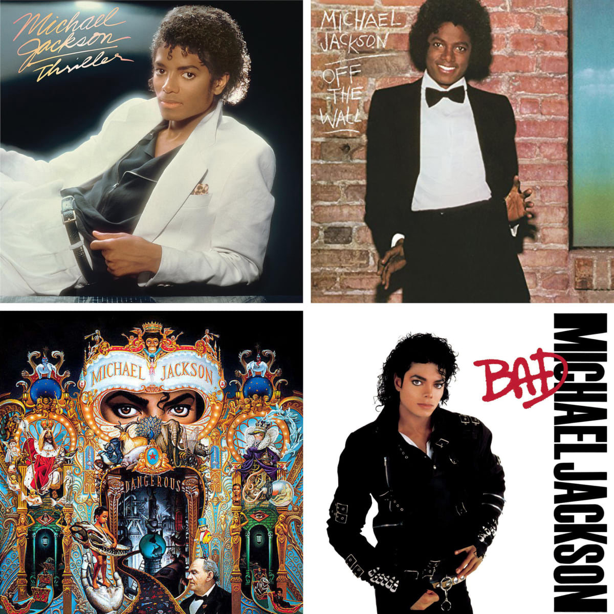 Thriller/Off the Wall/Dangerous/Bad