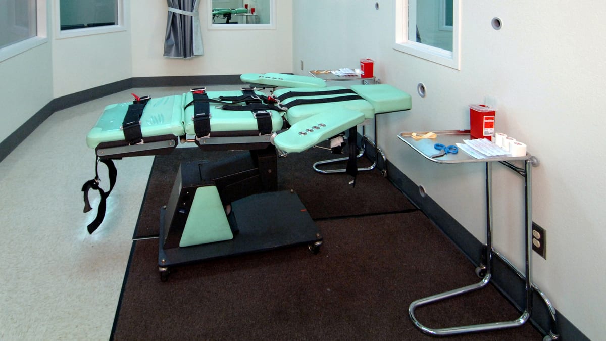 San Quentin - místnost pro podání smrtící injekce