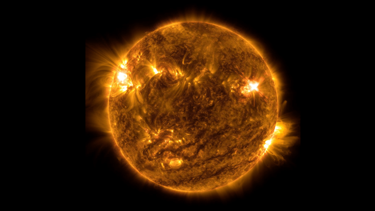 Unikátní snímek Slunce. (NASA)