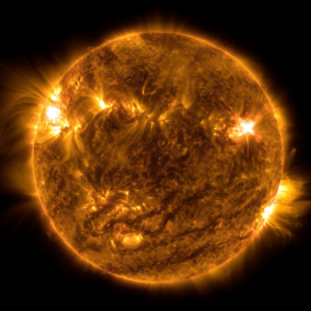Snímek Slunce z dílny NASA