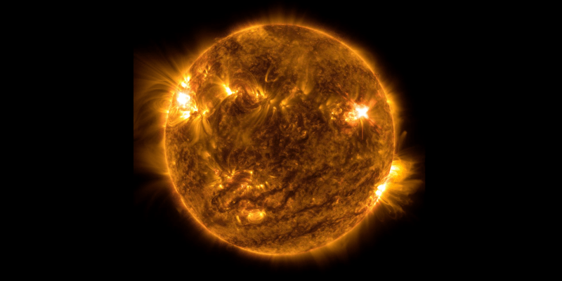 Snímek Slunce z dílny NASA