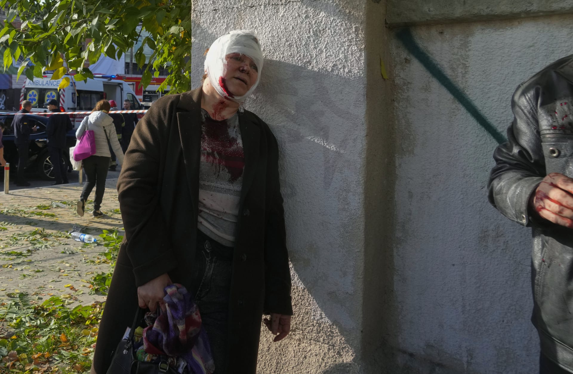 Následky ruského ostřelování Kyjeva