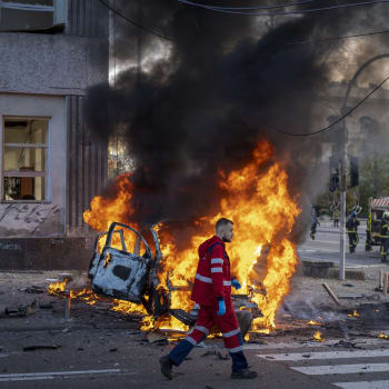 GALERIE: Rusové masivně ostřelovali ukrajinská města