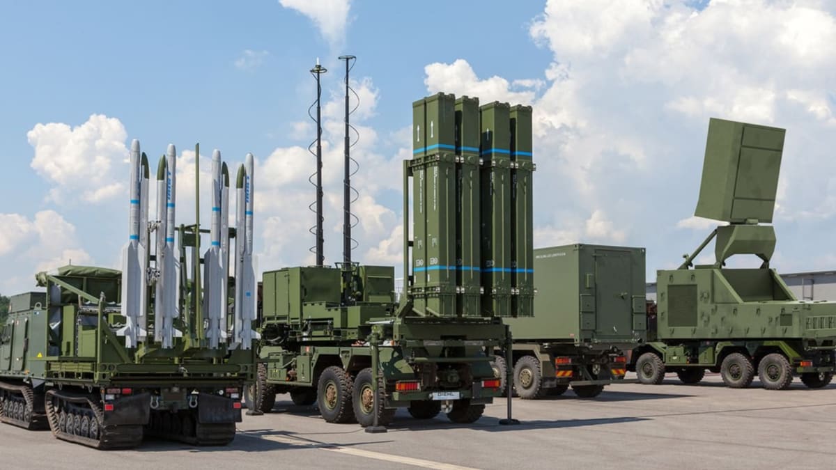 Ukrajina od Německa obdržela systémy protivzdušné obrany IRIS-T SLM.