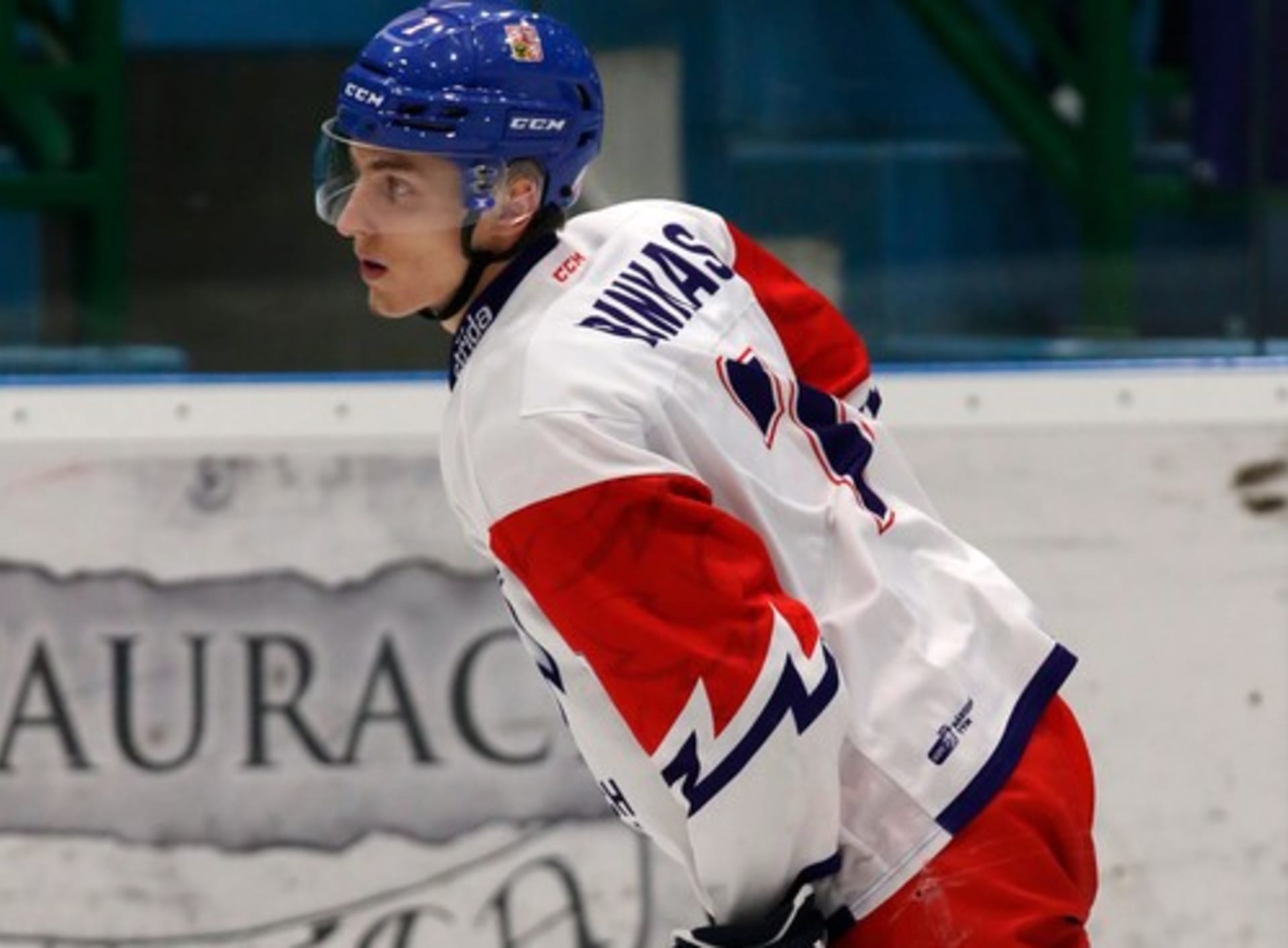 Hokejový juniorský reprezentant Matěj Pinkas 