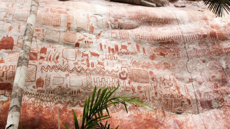 Sixtinská kaple dávnověku: 12 500 let staré kresby v Amazonii měří několik kilometrů