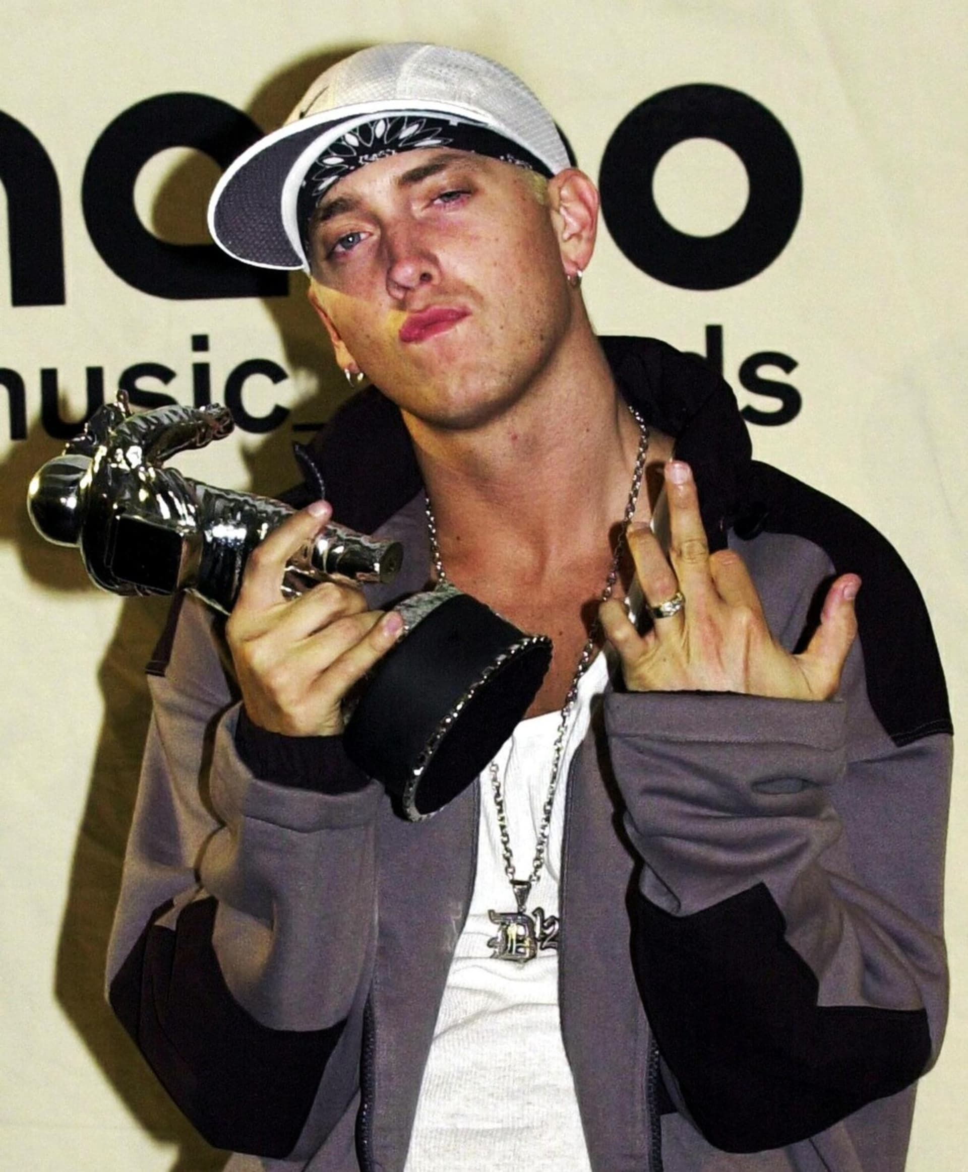 Eminem jako vítěz Video Music Award (2000)