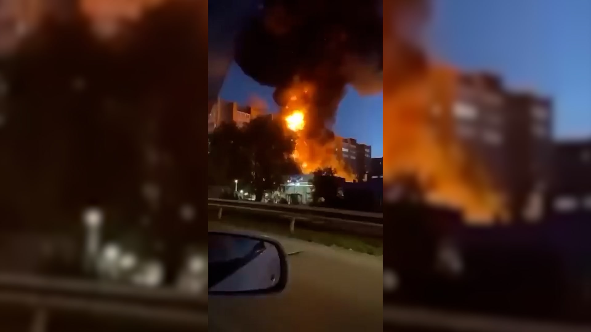 Na obytnou budovu v ruském městě Jejsk spadl ruský vojenský letoun Suchoj Su-34.