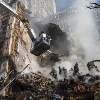 Následky ruského bombardování Kyjeva, 17. říjen 2022