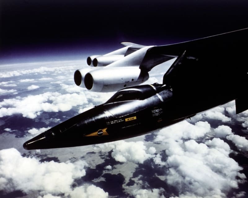 X-15 na křídle B-52
