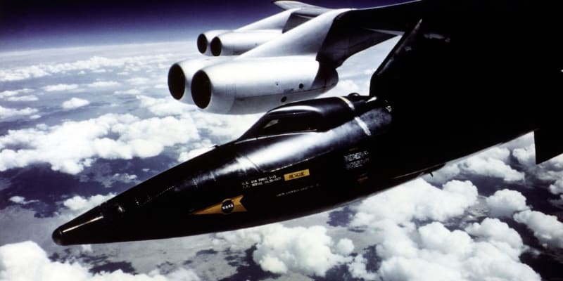 X-15 na křídle B-52