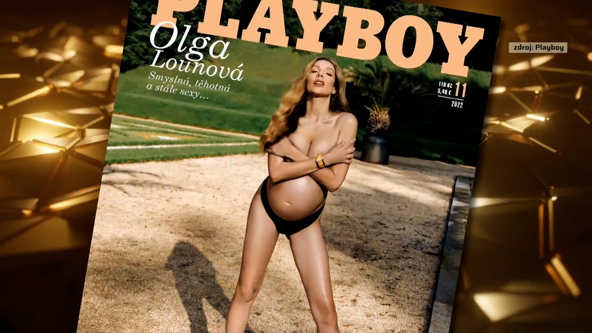 Olga Lounová se objeví na titulce Playboye.