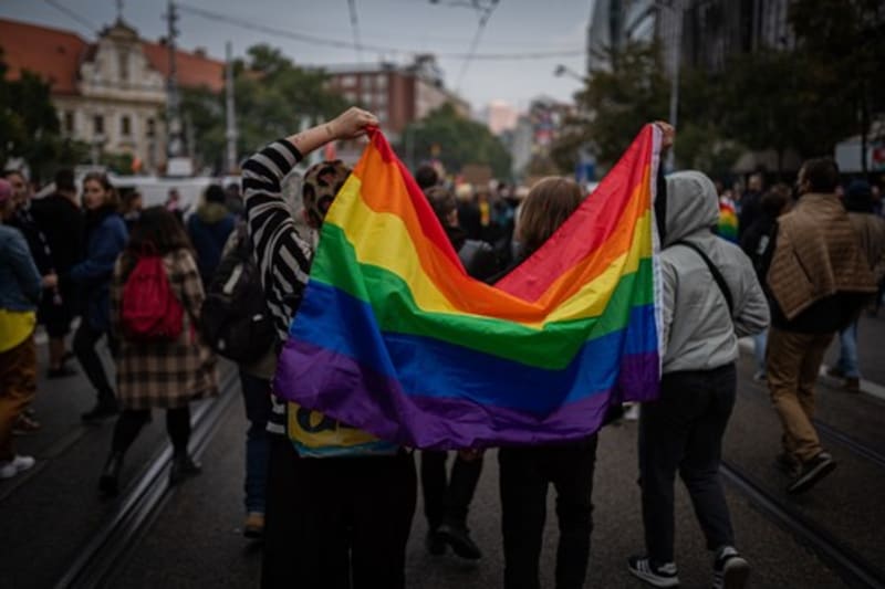 Slovenští příslušníci a příznivci LGBTI komunity vyšli do ulic po vraždách dvou gayů v centru Bratislavy.