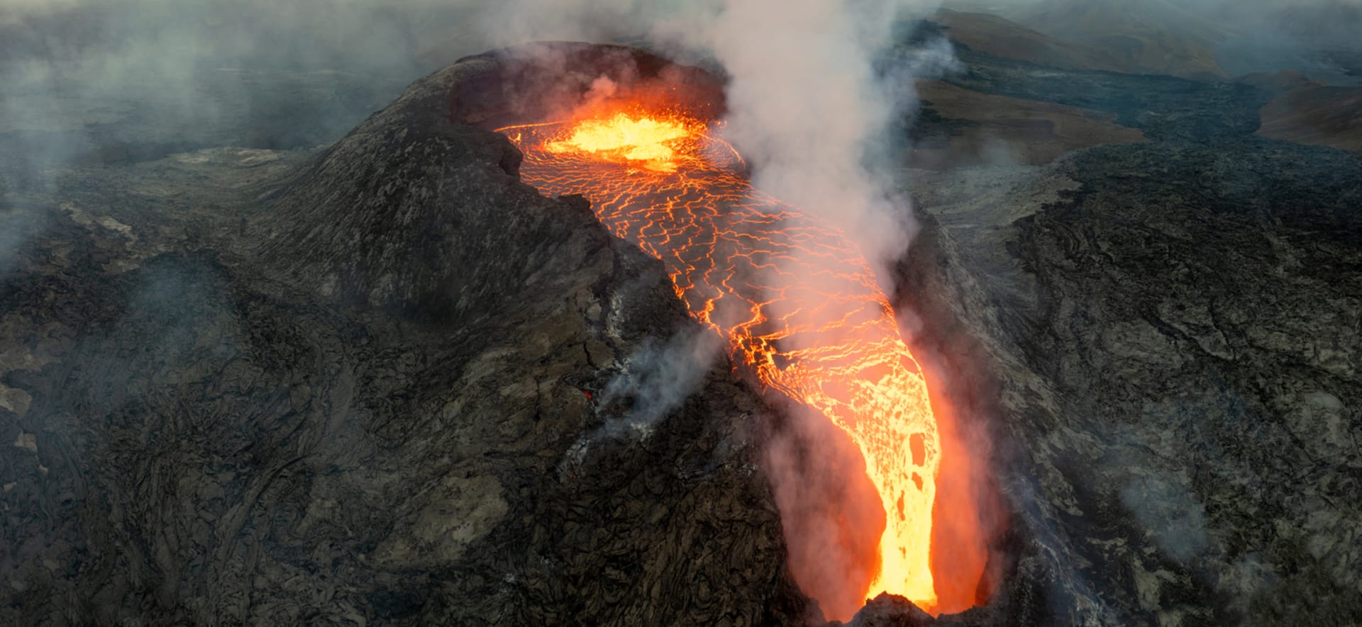 Erupce islandské sopky Fagradalsfjal (2021)