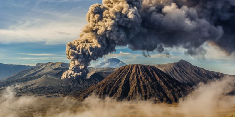Erupce sopky Bromo (2019)