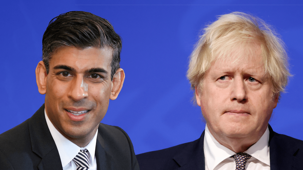 Favorité na příštího britského premiéra Sunak a Johnson spolu jednali