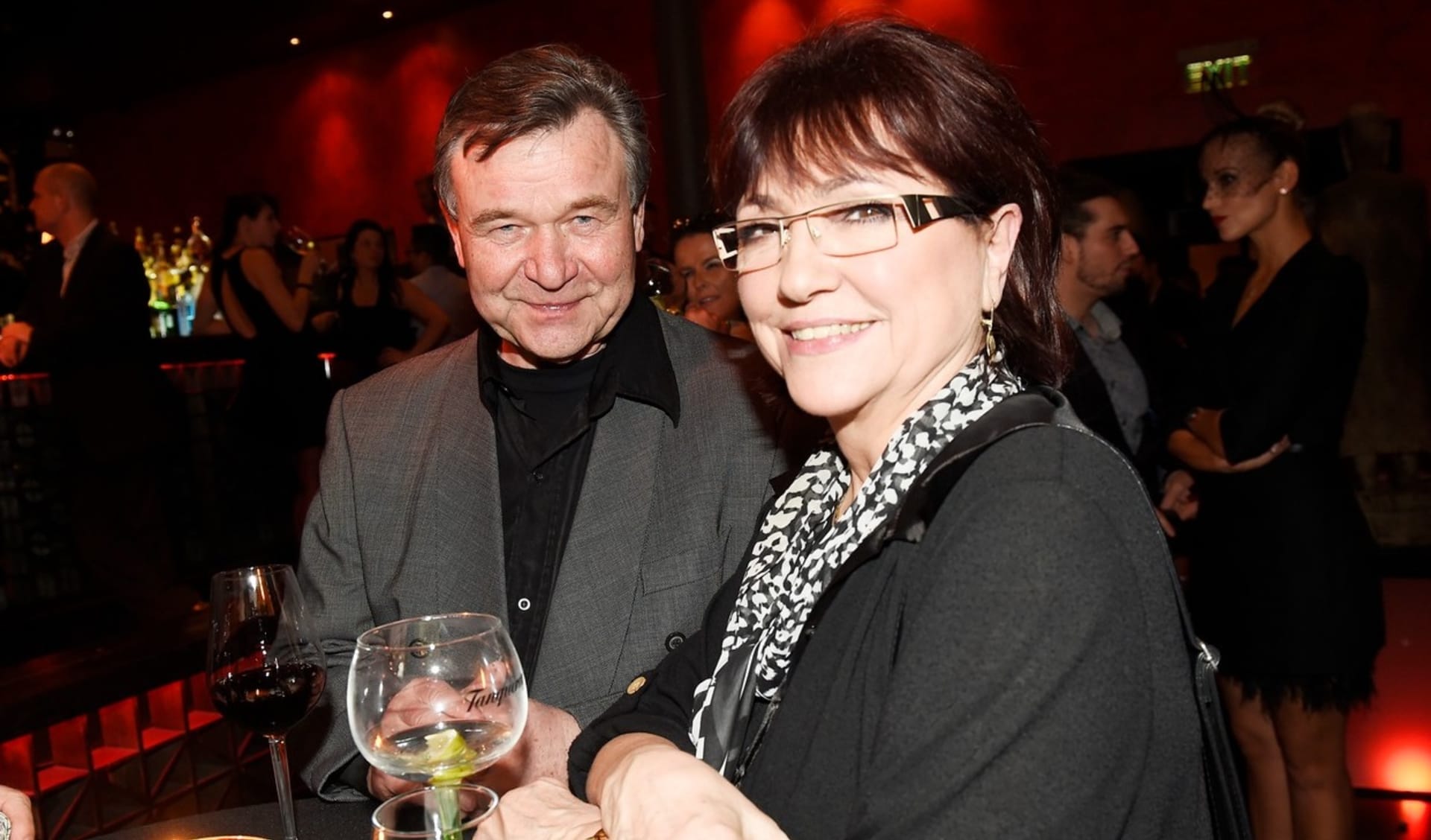 Václav Postránecký s manželkou Helenou v roce 2018.