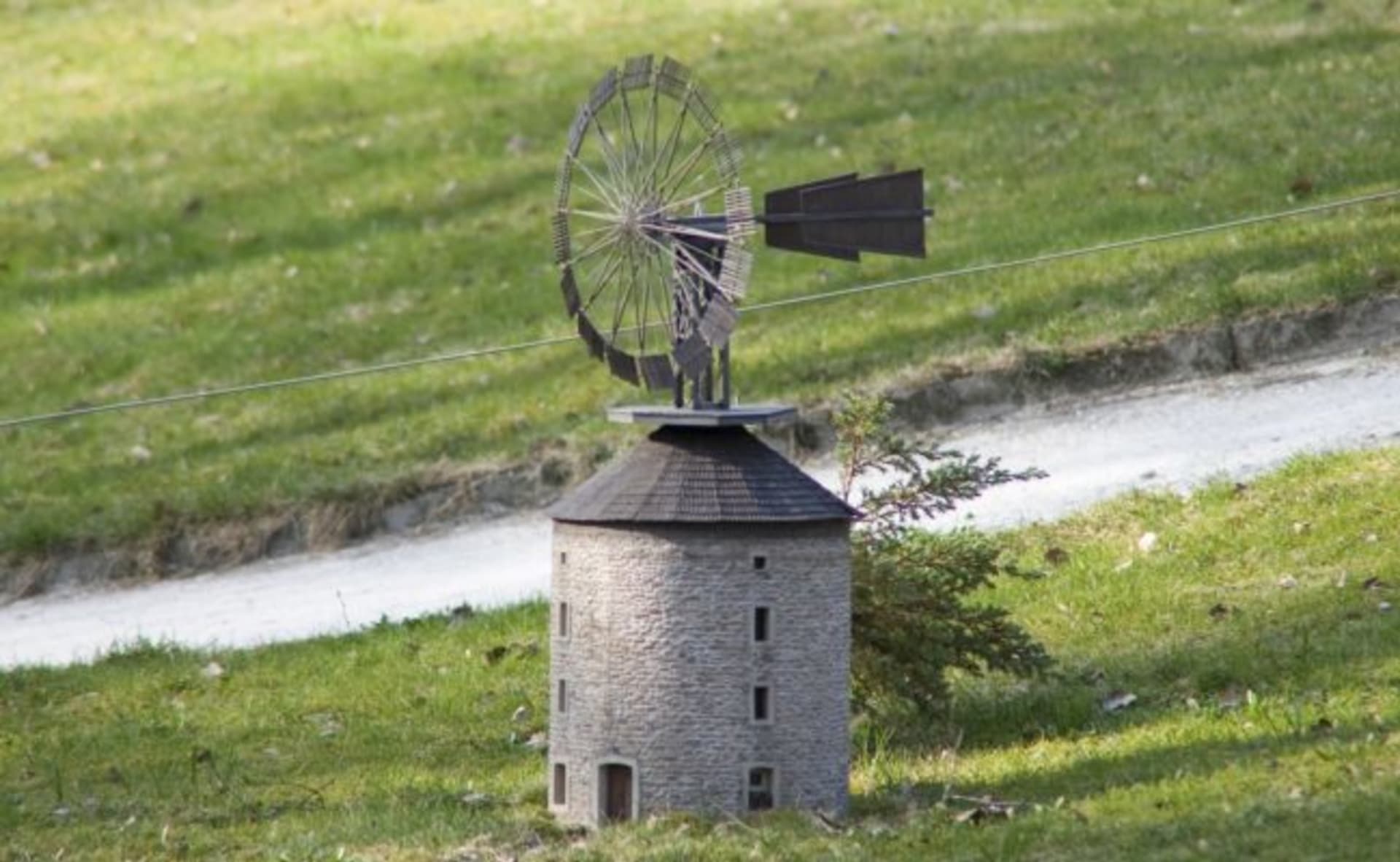 Větrný mlýn Ruprechtov v Parku Boheminium