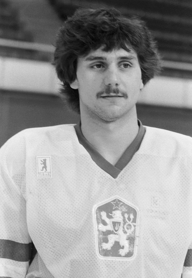 Vladimír Růžička jako československý reprezentant v roce 1983