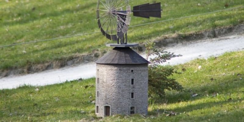 Větrný mlýn Ruprechtov v Parku Boheminium