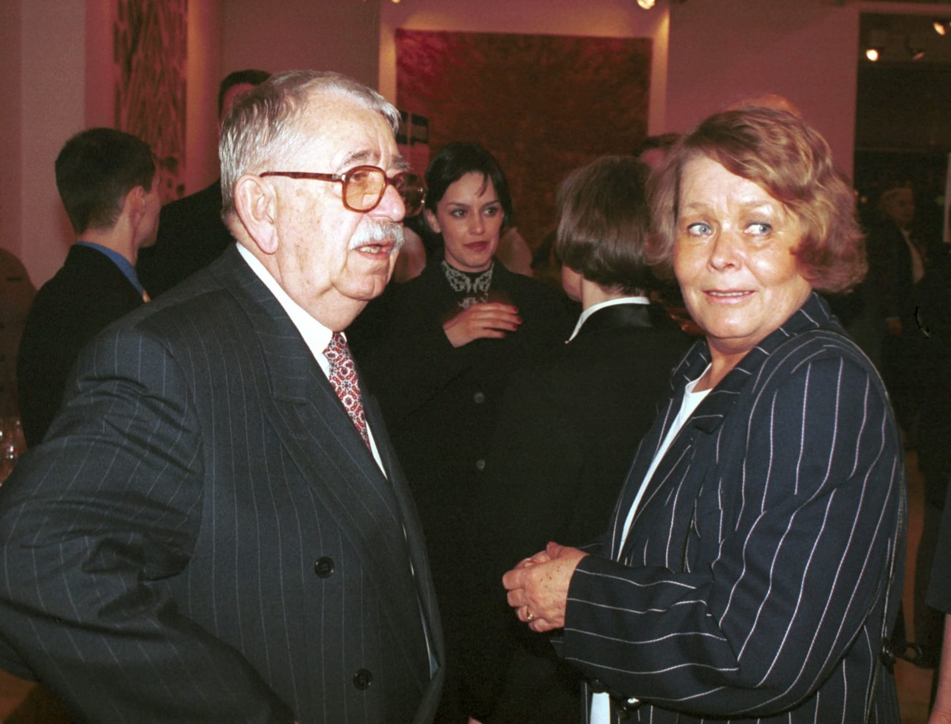 Vlastimil Brodský s hereckou kolegyní Janou Drbohlavovou.