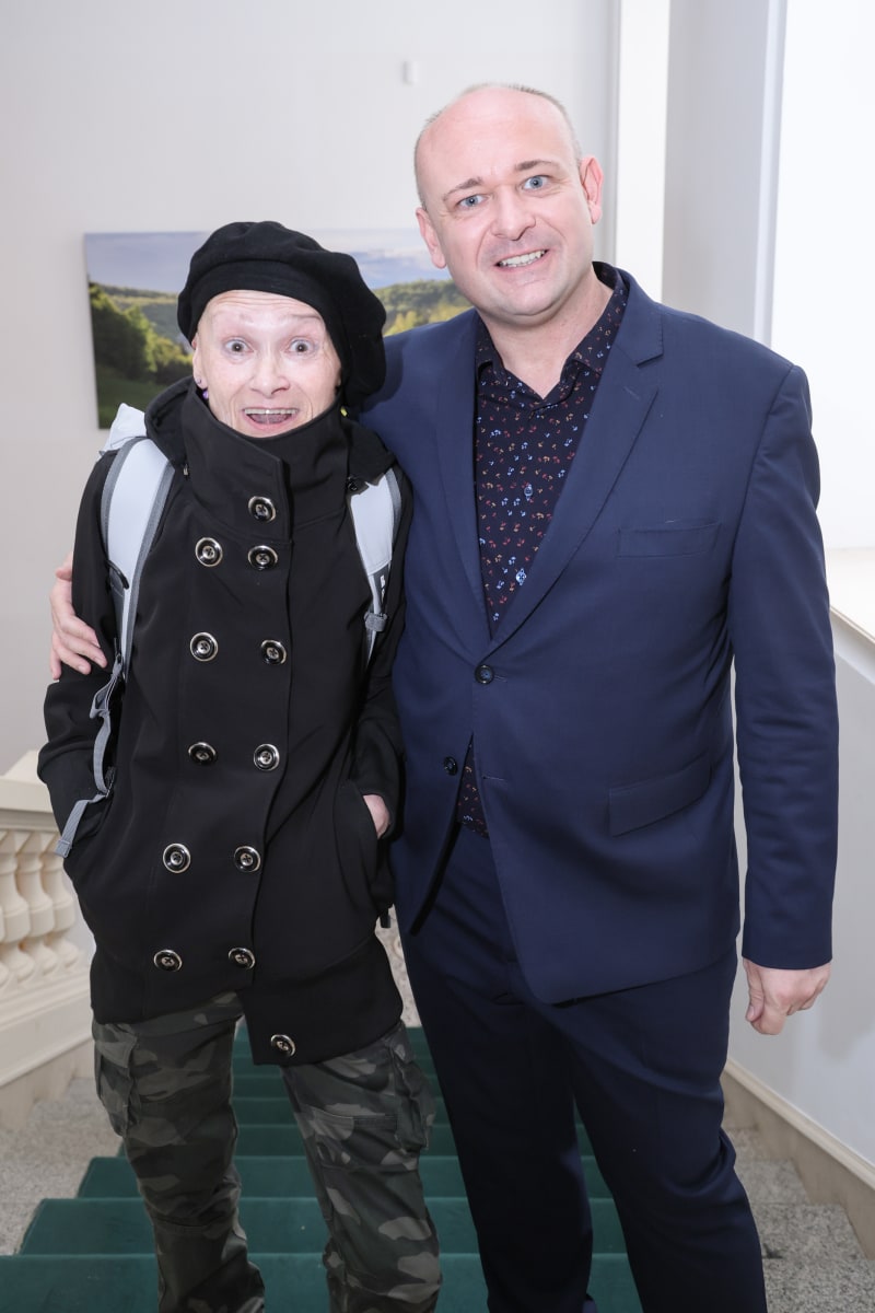 Yvetta Kornová s podnikatelem Davidem Novotným. 