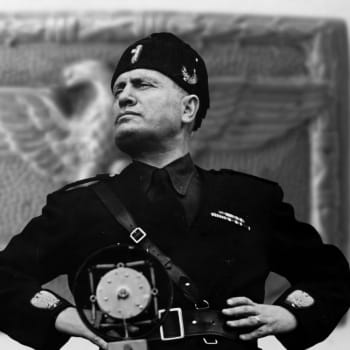 Italský diktátor Benito Mussolini