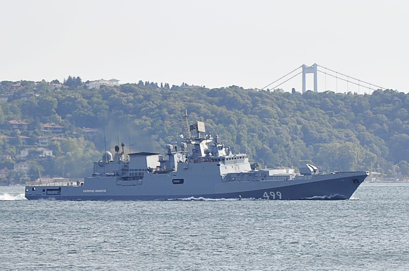 Ruská fregata Admiral Makarov