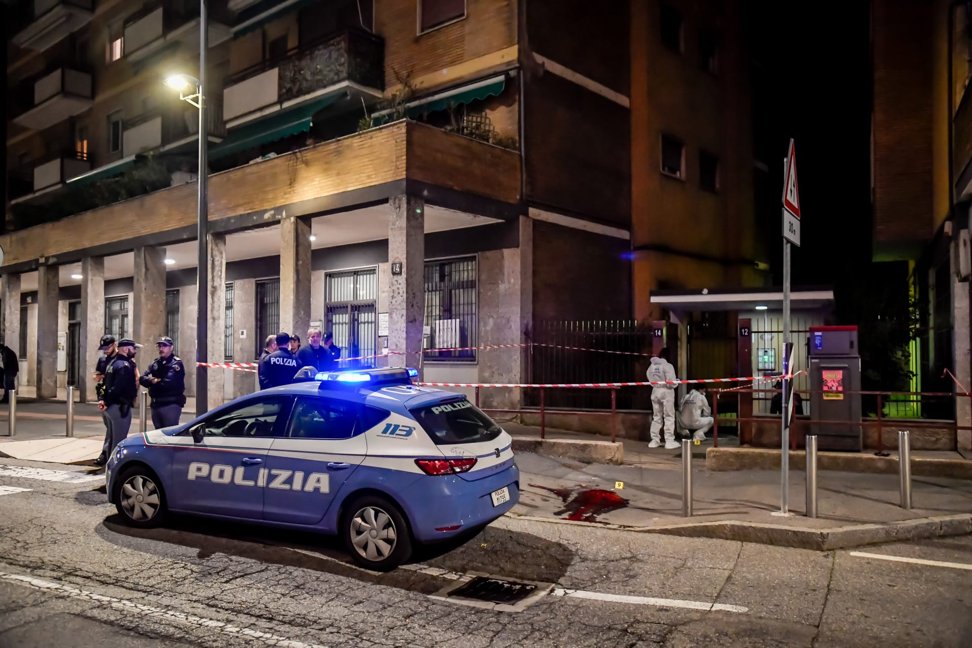 Místo činu: Bývalý šéf fanoušků Interu Milán byl zastřelen přímo před svým domem.