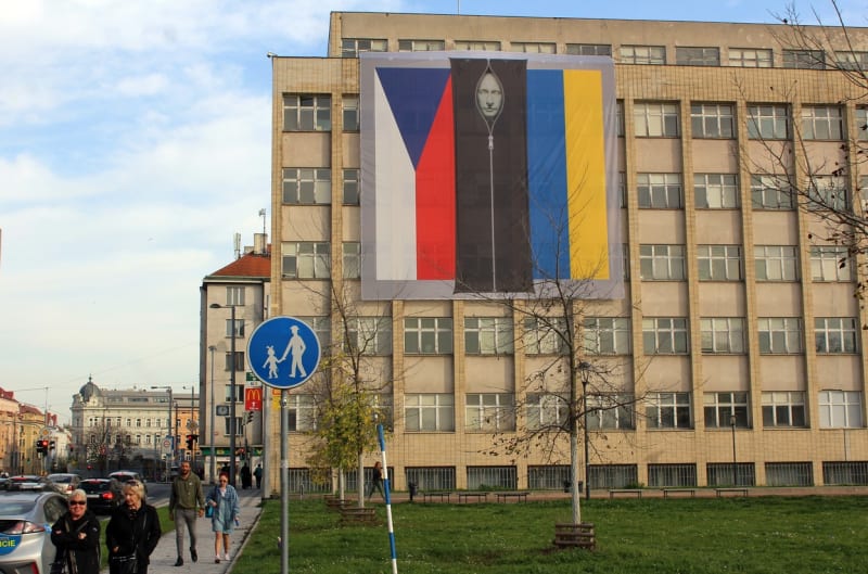 Vlajky na ministerstvu vnitra