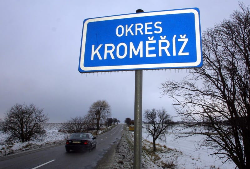 Najdete v mapě bezpečně i okres Kroměříž?