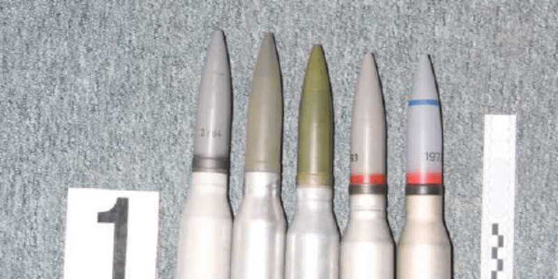 Zajištěná munice a zbraně