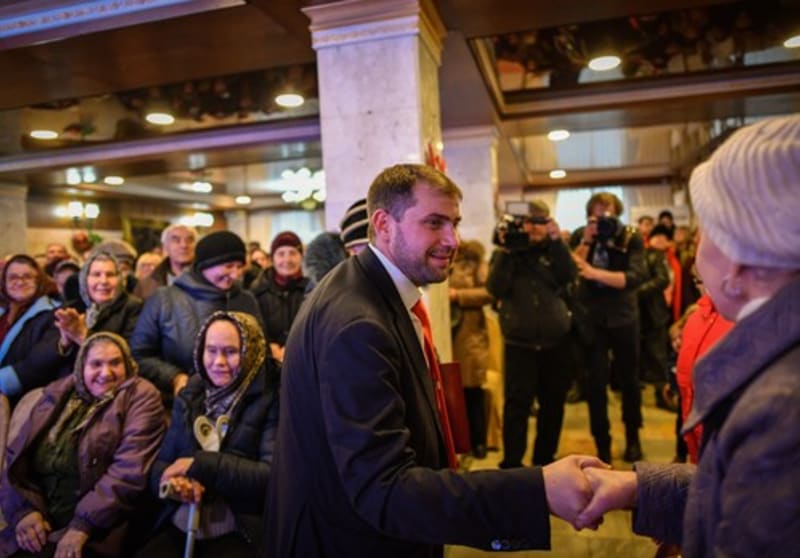 Moldavský opoziční předák orientovaný na Moskvu Ilan Šor.