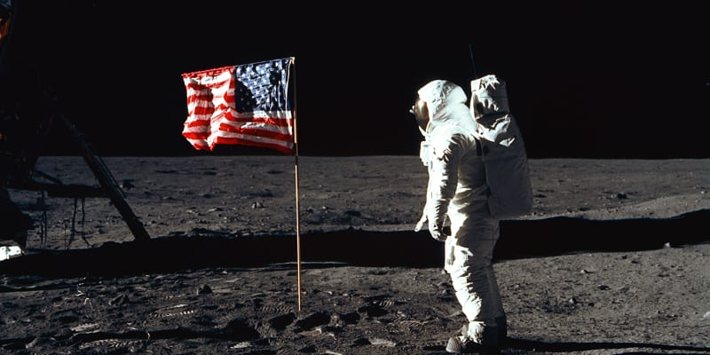 Buzz Aldrin na Měsíci (1969)