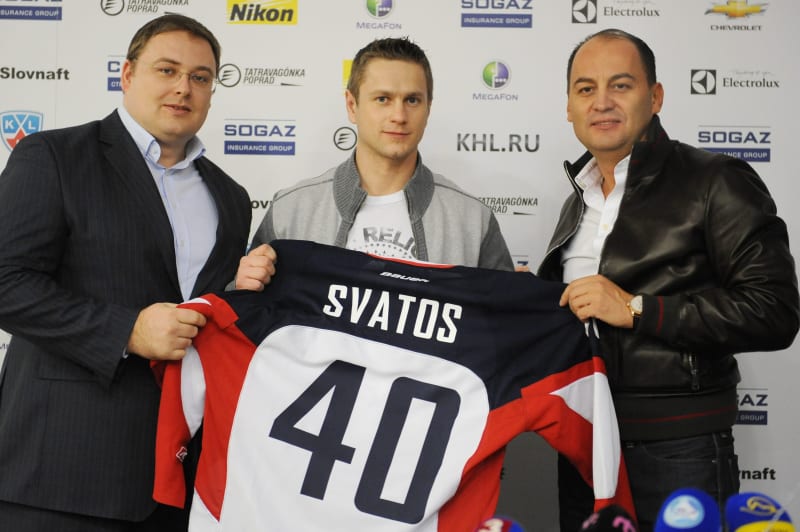 Marek Svatoš po přestupu do HC Slovan Bratislava (2013)