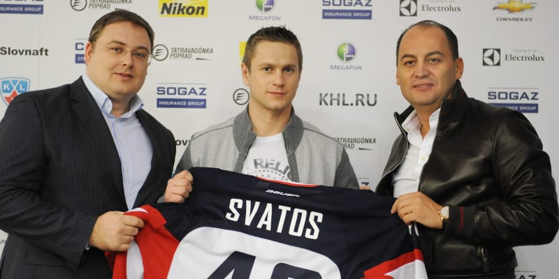 Marek Svatoš po přestupu do HC Slovan Bratislava (2013)
