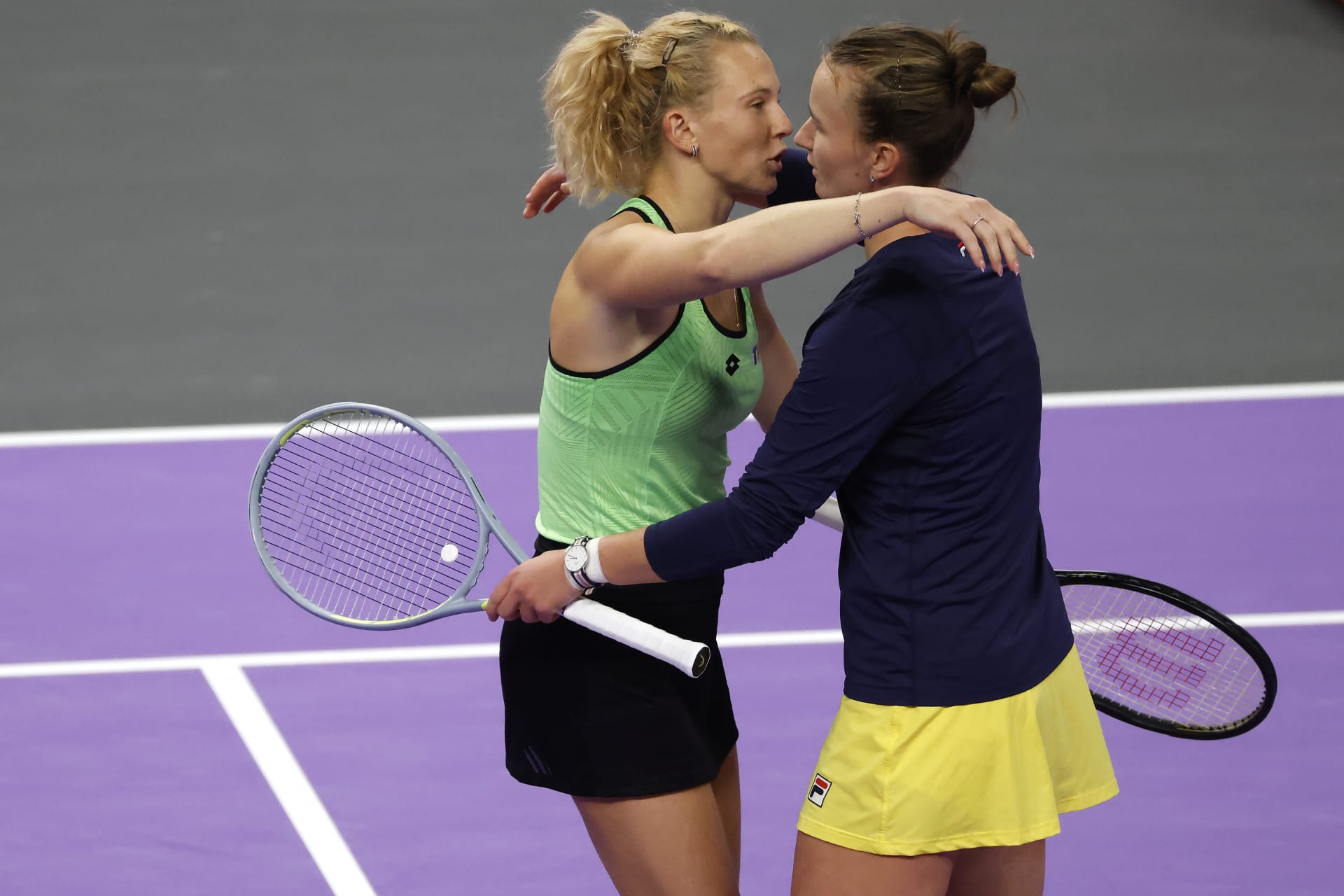 Kateřina Siniaková a Barbora Krejčíková jsou opět ve finále Turnaje mistryň.