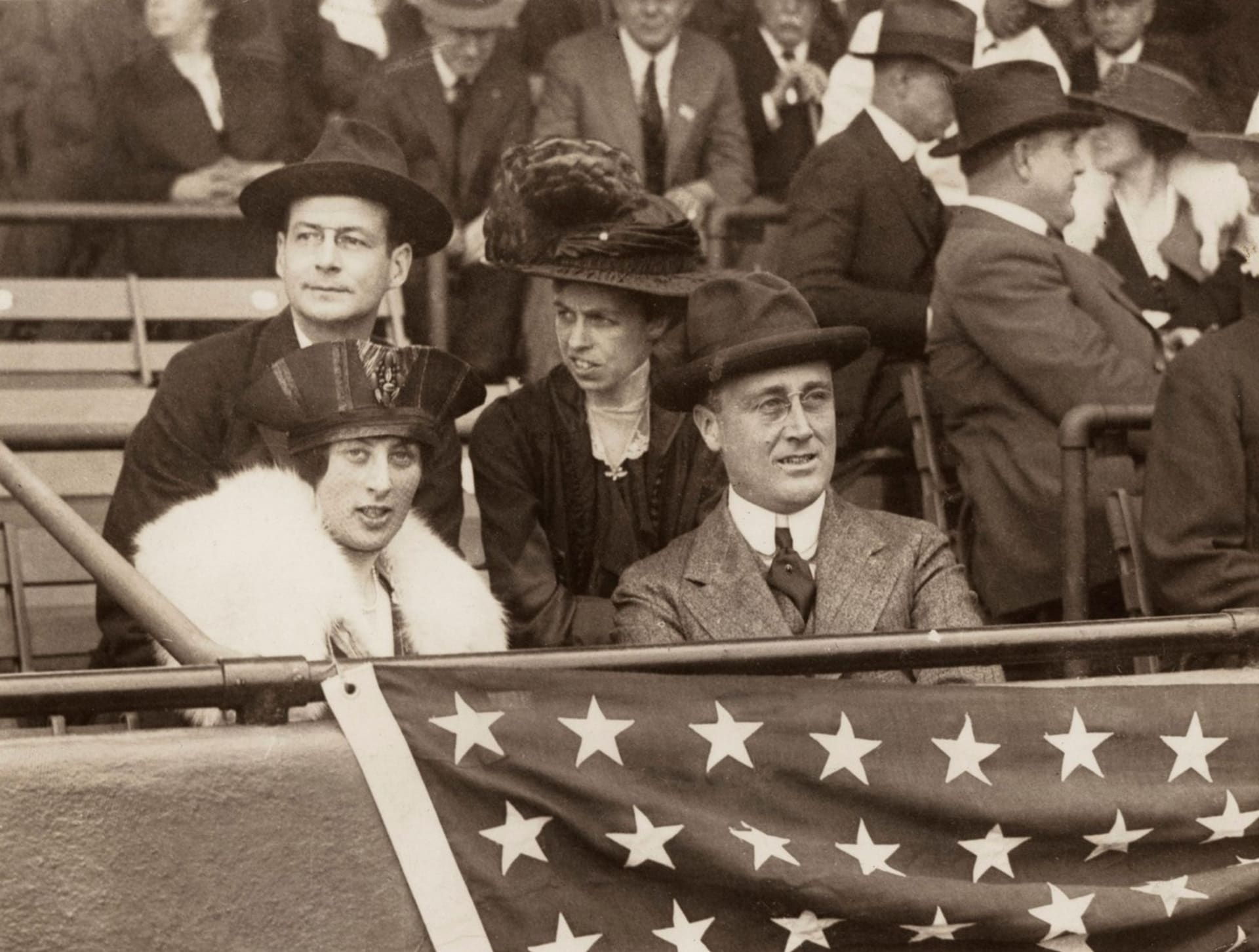 Eleanor Roosevelt se svým manželem Franklinem.