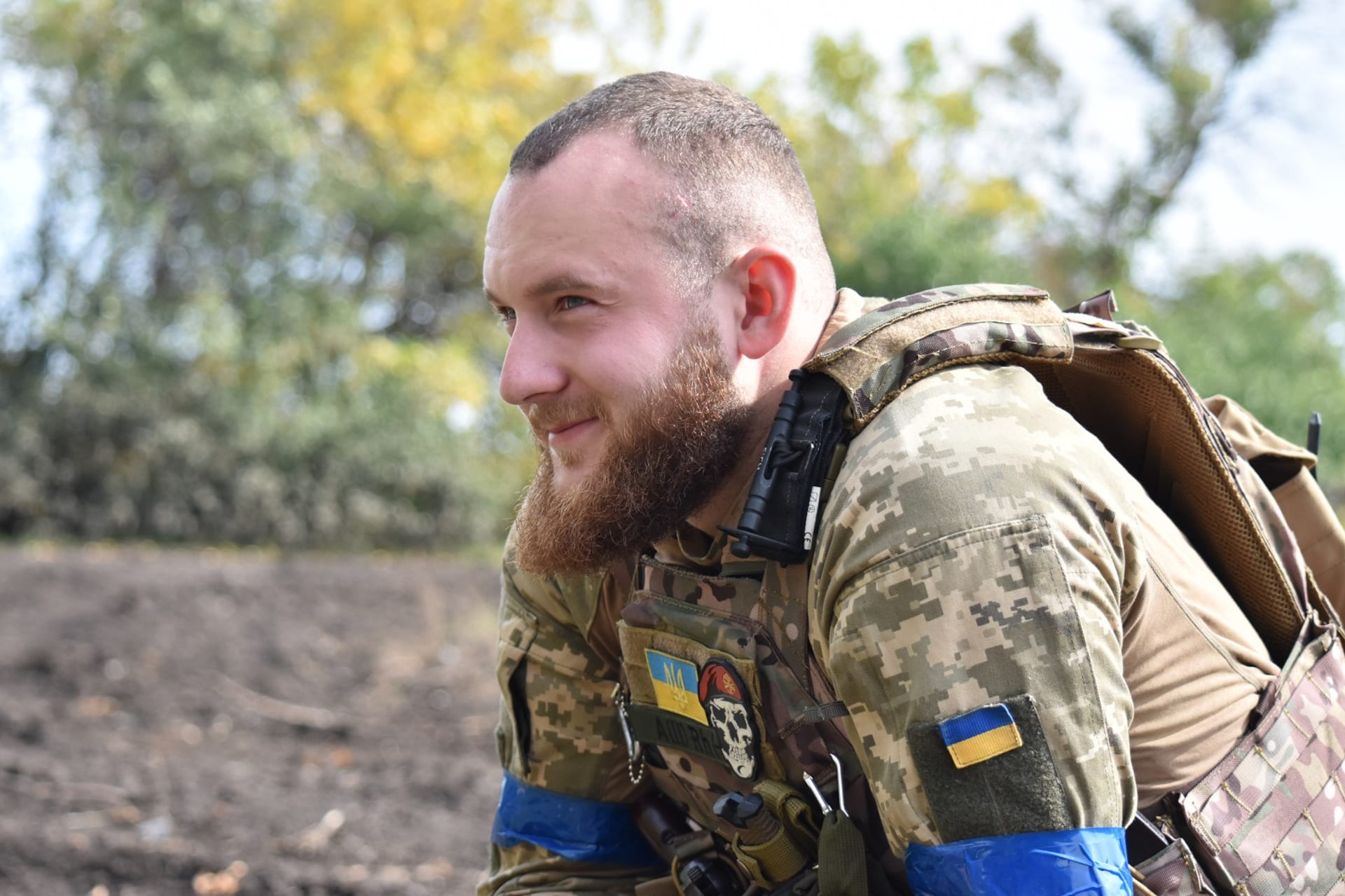 Člen ukrajinské 30. mechanizované brigády