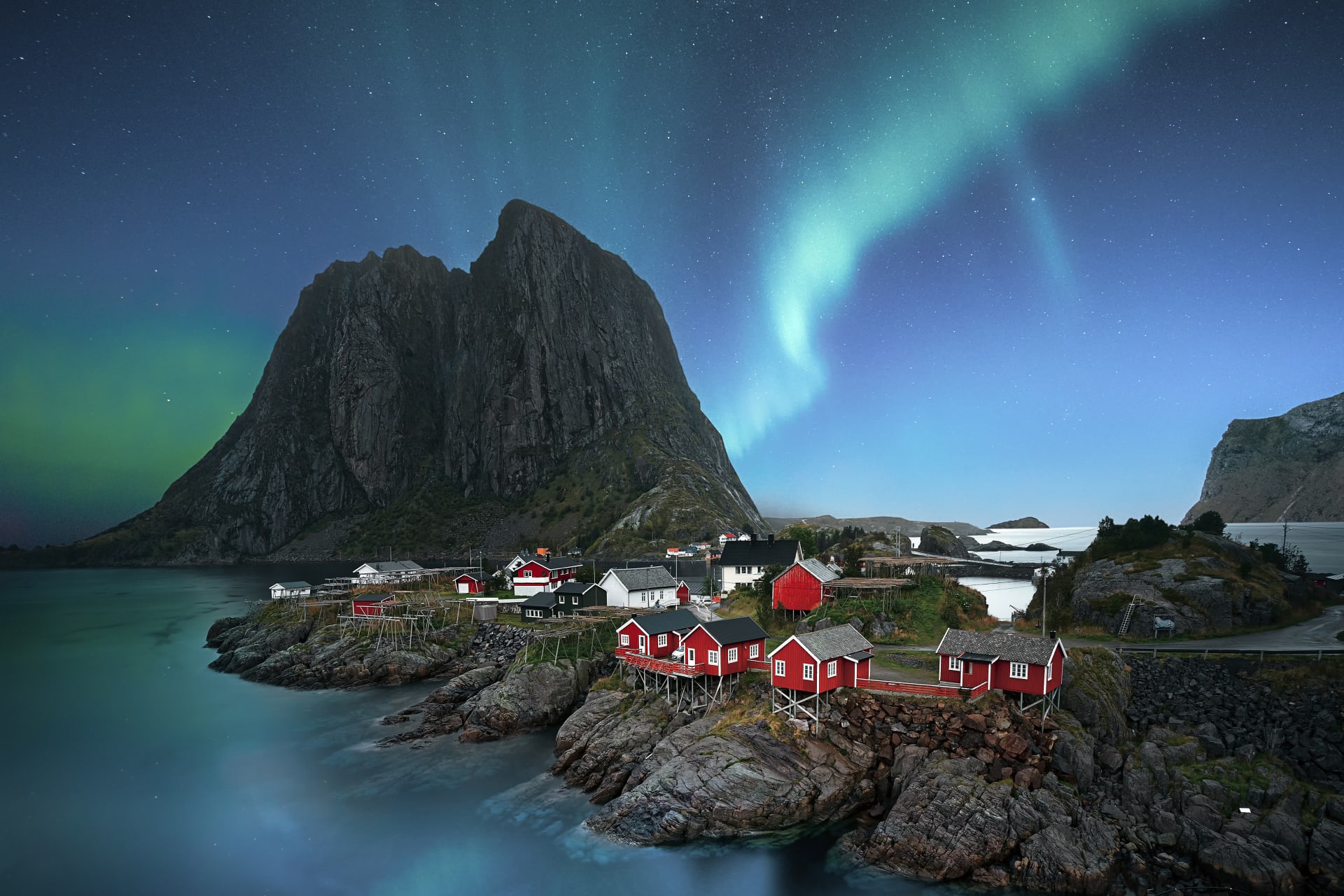 Polární záře je mnohem lépe viditelná například v Norsku nebo na Islandu.