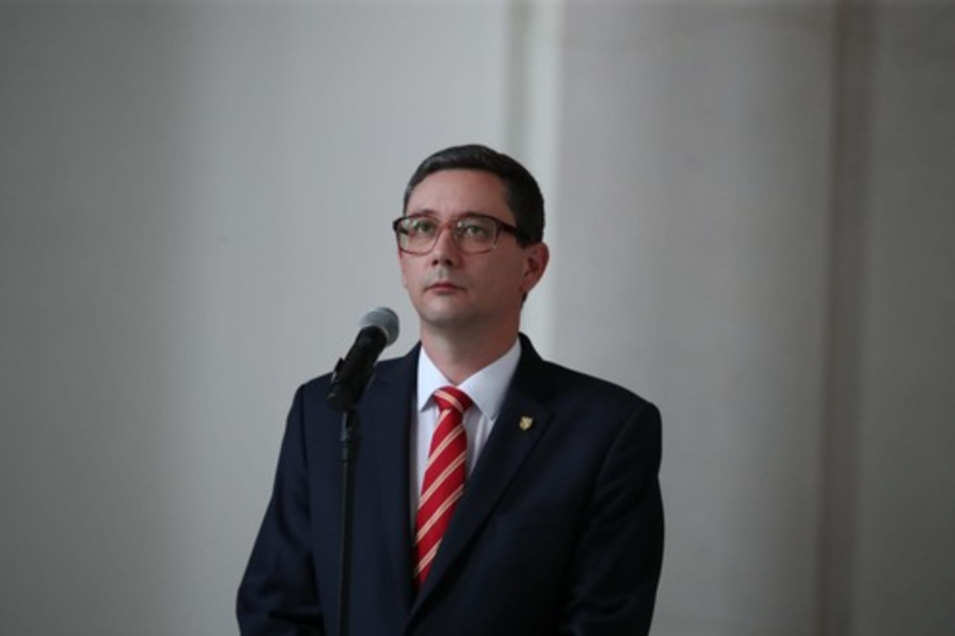 Mluvčí prezidenta Jiří Ovčáček