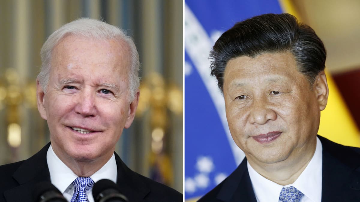 Americký prezident Joe Biden a jeho čínský protějšek Si Ťin-pching 