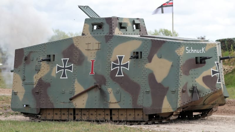 Replika německého tanku A7V