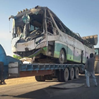 Nehoda autobusu v Egyptě