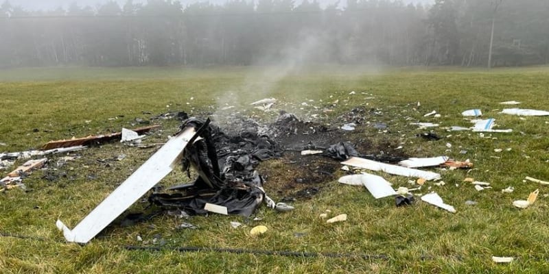 Nehoda malého letadla na Českolipsku