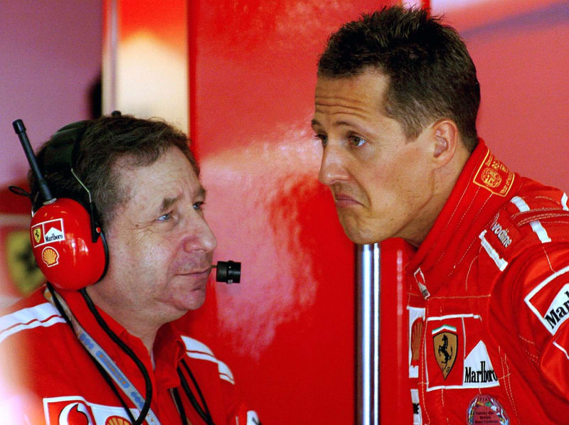 Michael Schumacher a Jean Todt společně slavili celou řadu triumfů i titulů.