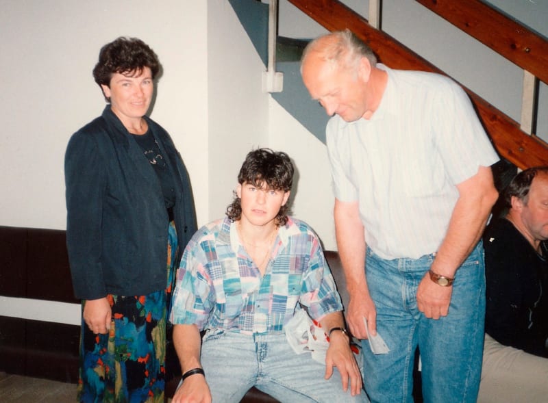 Rodina Jágrových na začátku 90. let